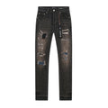 Purple Brand Black Distressed Skinny Jeans ¡ª hero