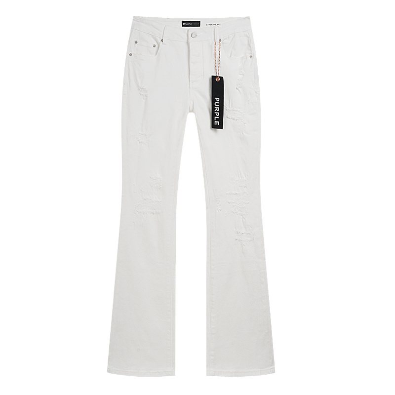Purple Brand Distressed White Jeans ¡ª hero
