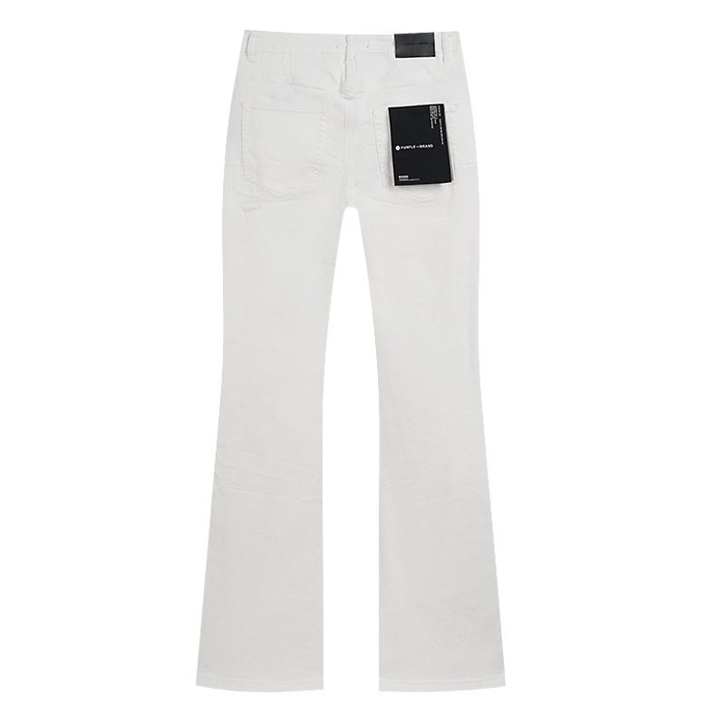Purple Brand Distressed White Jeans ¡ª back