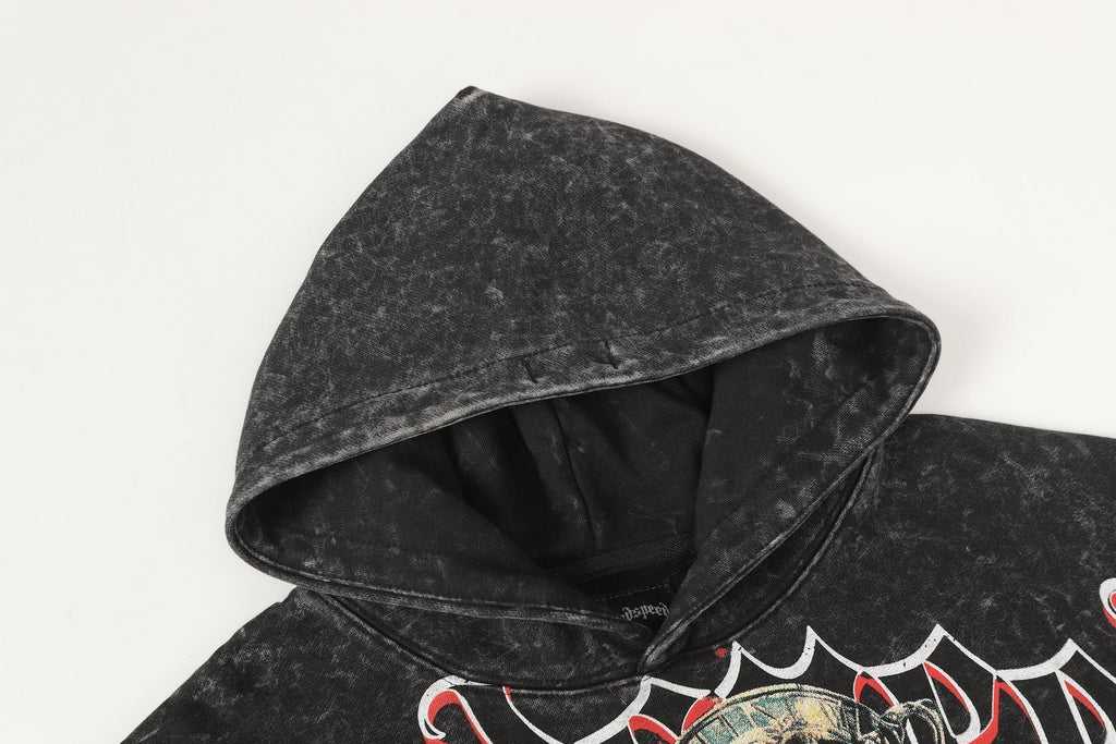 Godspeed Death Before Race Graphic Hoodie ¡ª detail