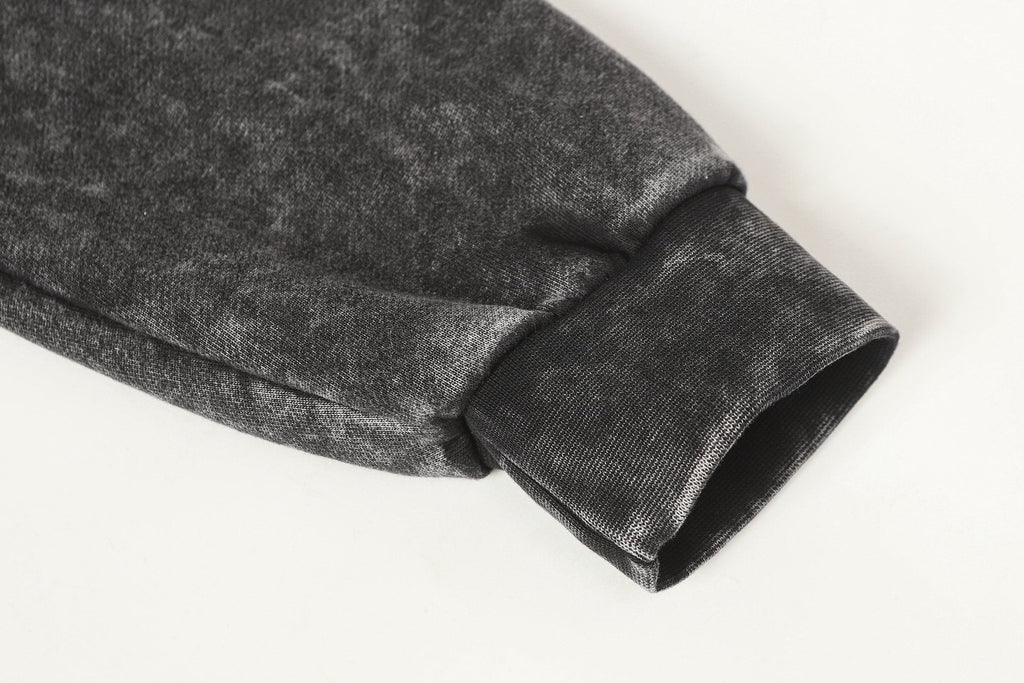 Godspeed Statue Graphic Washed Hoodie ¡ª detail