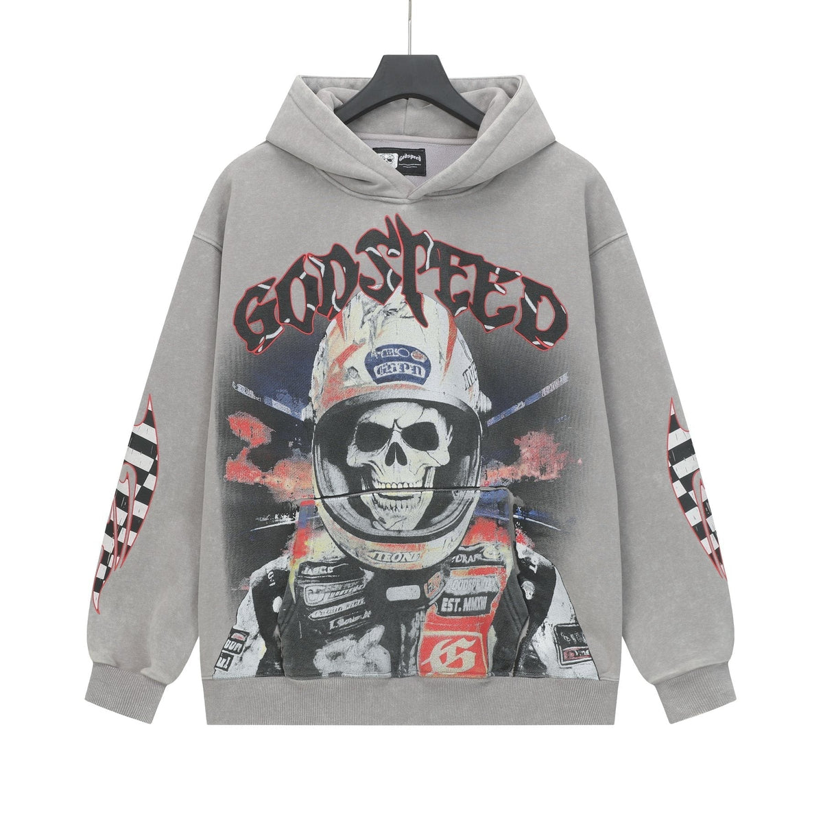 Godspeed Washed Rock Graphic Hoodie ¡ª front