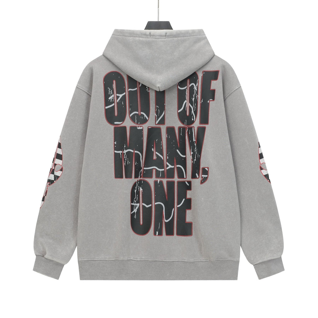 Godspeed Washed Rock Graphic Hoodie ¡ª back