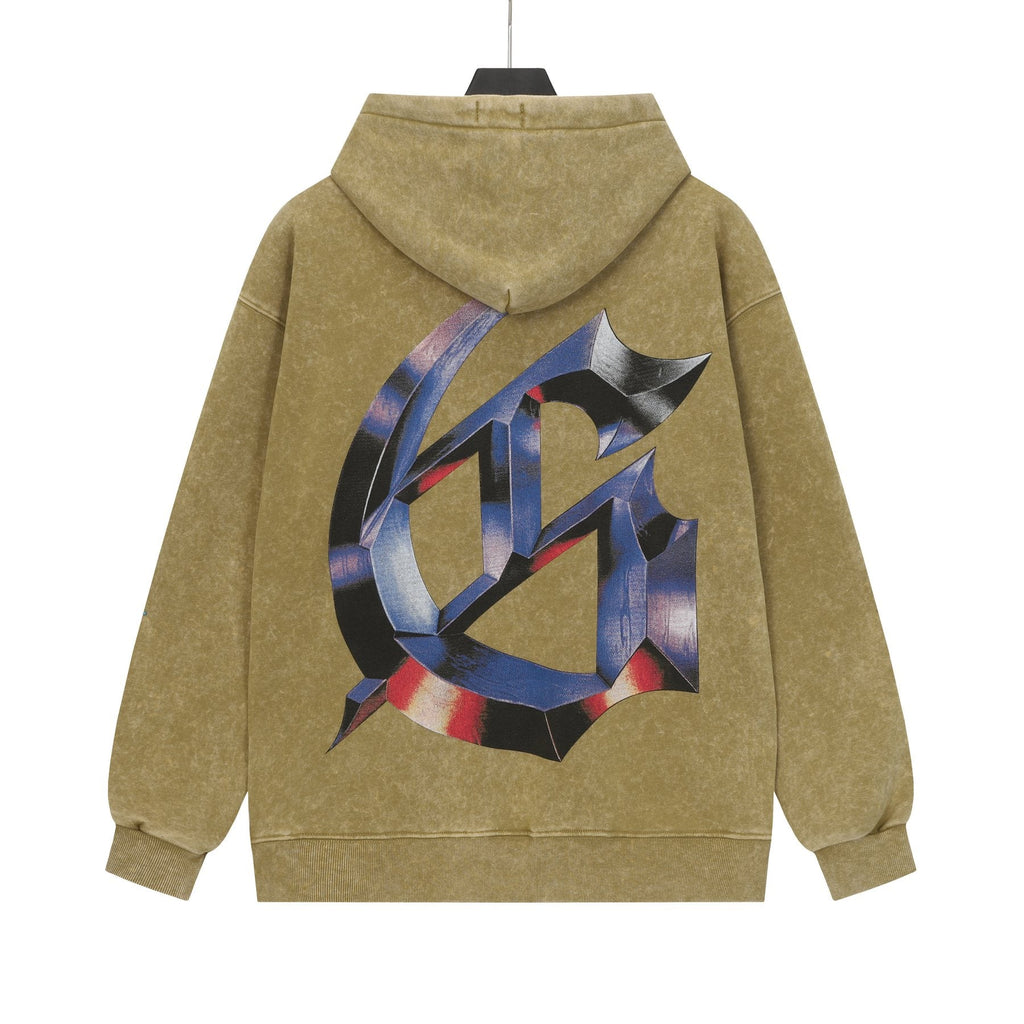 Godspeed Washed Skull Graphic Hoodie ¡ª back