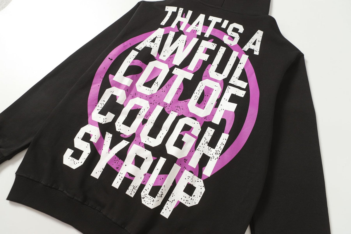 THAT'S A AWFUL LOT OF COUGH SYRUP Tomorrow Star Graphic Hoodie ¡ª detail