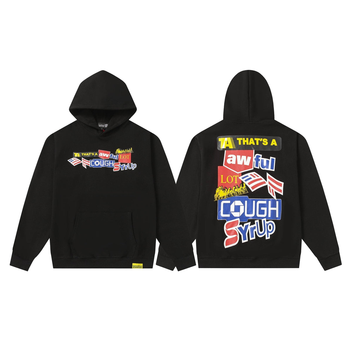 THAT'S A AWFUL LOT OF COUGH SYRUP Star Graphic Hoodie ¡ª hero