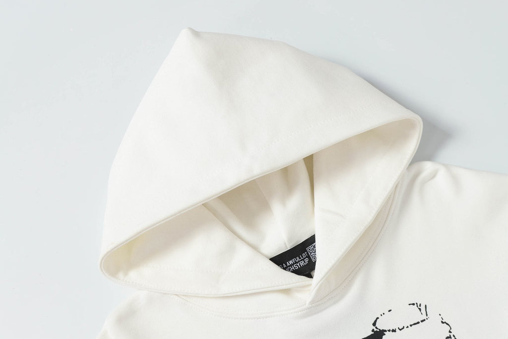 THAT'S A AWFUL LOT OF COUGH SYRUP Warning Graphic Hoodie ¡ª detail