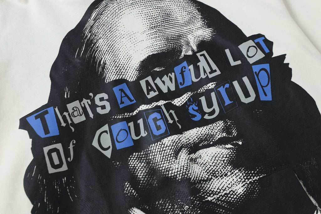 THAT'S A AWFUL LOT OF COUGH SYRUP Rising Star Graphic Hoodie ¡ª detail