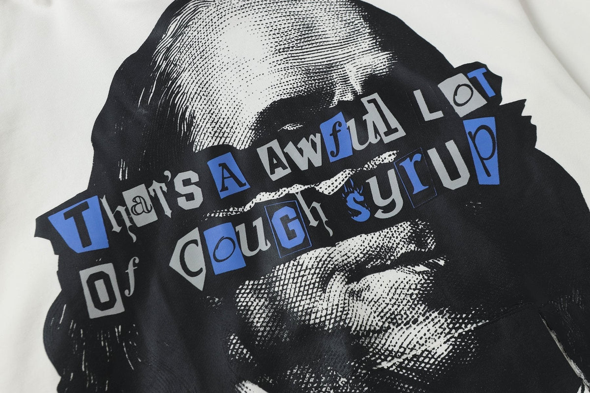 THAT'S A AWFUL LOT OF COUGH SYRUP Rising Star Graphic Hoodie ¡ª detail