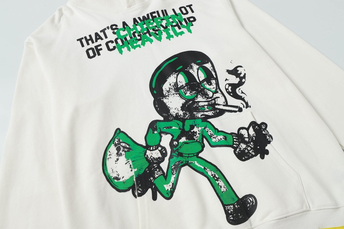 THAT'S A AWFUL LOT OF COUGH SYRUP Tomorrow Star Graphic Hoodie ¡ª detail