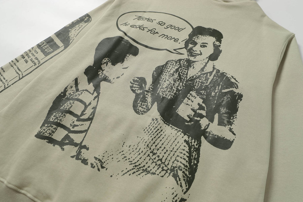 THAT'S A AWFUL LOT OF COUGH SYRUP Tomorrow's Star Graphic Hoodie ¡ª detail