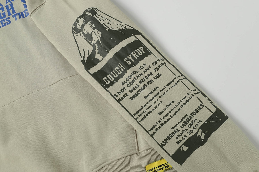 THAT'S A AWFUL LOT OF COUGH SYRUP Tomorrow's Star Graphic Hoodie ¡ª detail