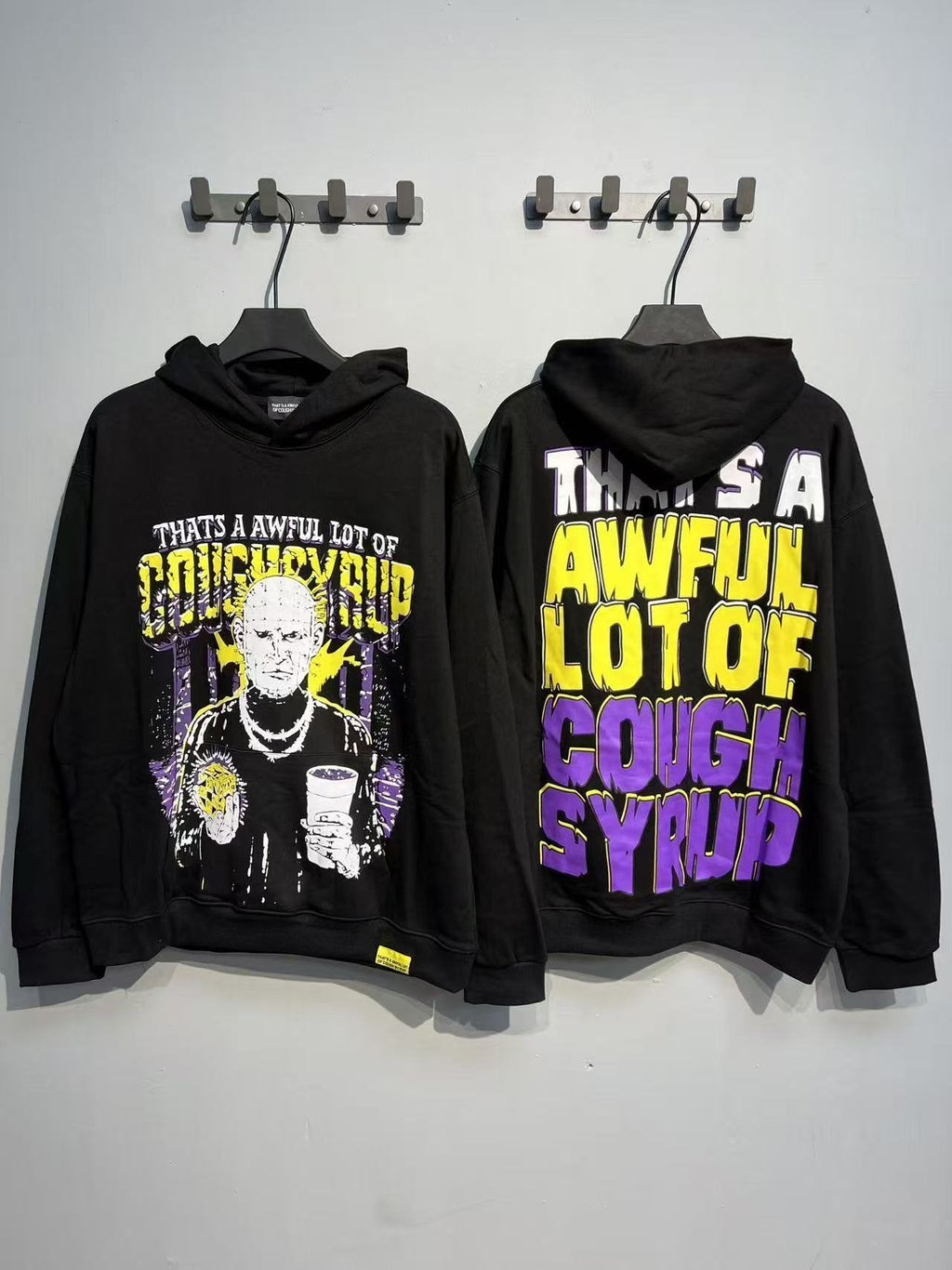 THAT'S A AWFUL LOT OF COUGH SYRUP Star Graphic Hoodie ¡ª context