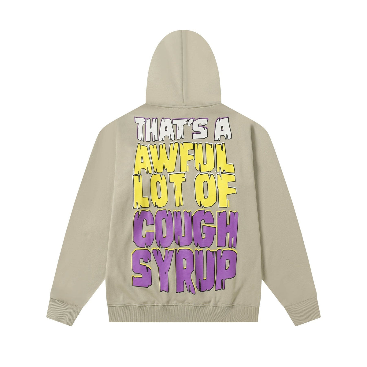 THAT'S A AWFUL LOT OF COUGH SYRUP Star Graphic Hoodie ¡ª back