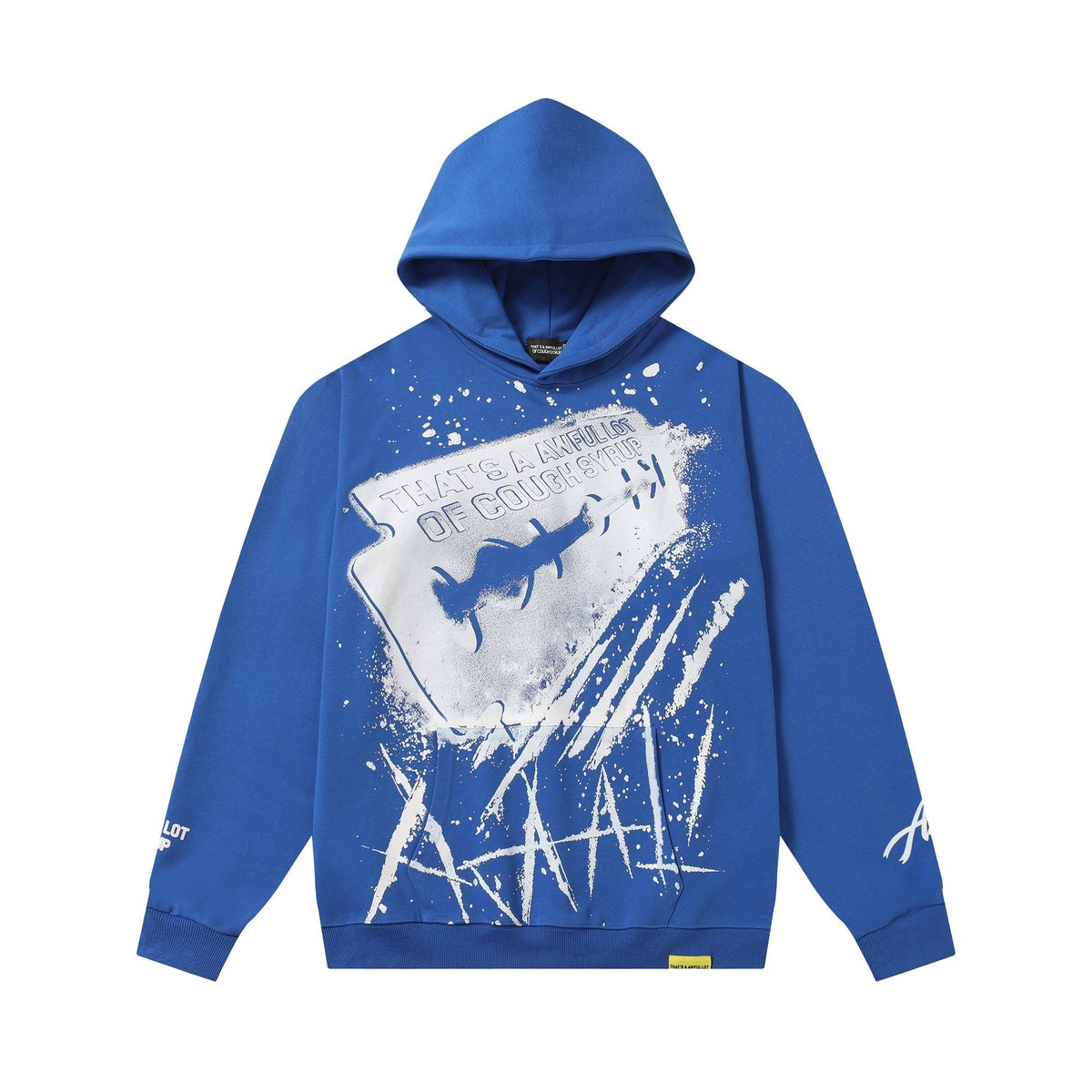 THAT'S A AWFUL LOT OF COUGH SYRUP Star Graphic Pullover Hoodie ¡ª hero
