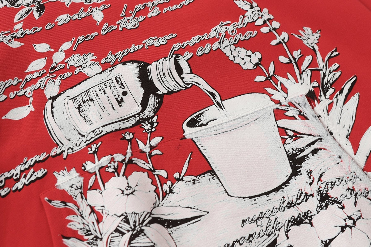 THAT'S A AWFUL LOT OF COUGH SYRUP Rising Star Graphic Hoodie ¡ª detail