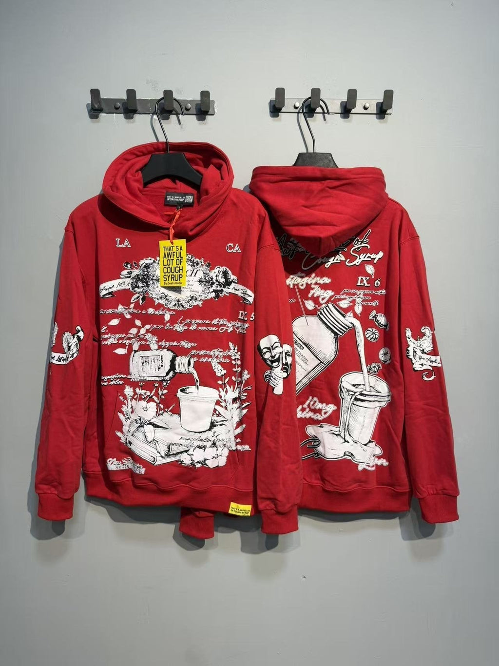 THAT'S A AWFUL LOT OF COUGH SYRUP Rising Star Graphic Hoodie ¡ª context