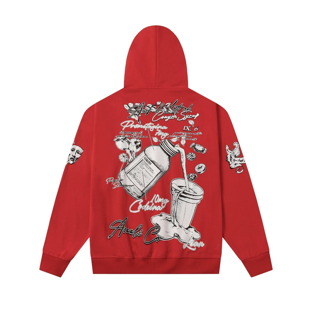THAT'S A AWFUL LOT OF COUGH SYRUP Rising Star Graphic Hoodie ¡ª back