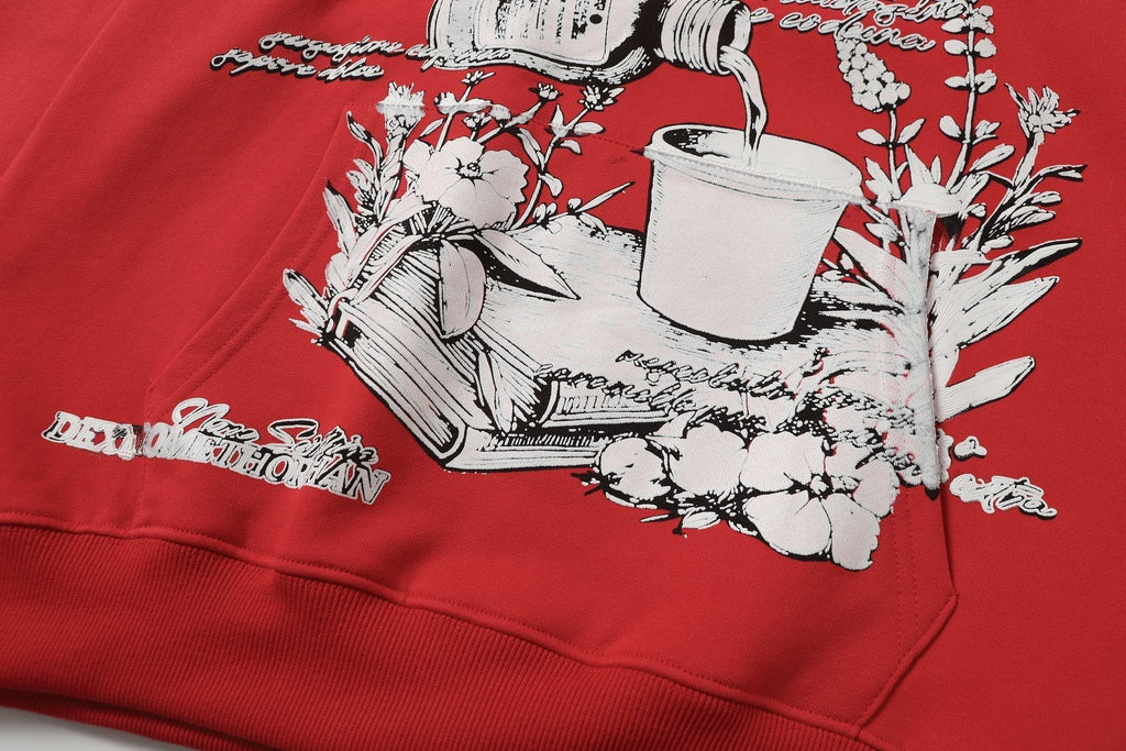 THAT'S A AWFUL LOT OF COUGH SYRUP Rising Star Graphic Hoodie ¡ª detail