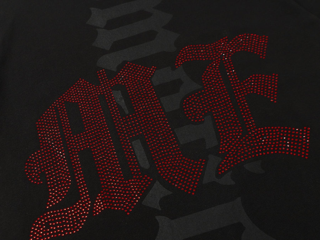 MIXED EMOTION Godspeed Rhinestone Graphic T-Shirt ¡ª detail