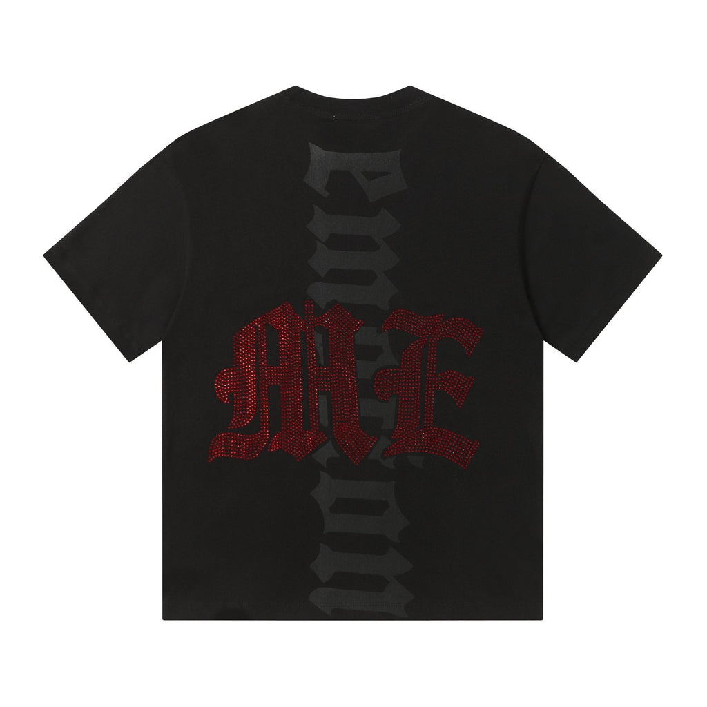 MIXED EMOTION Godspeed Rhinestone Graphic T-Shirt ¡ª back