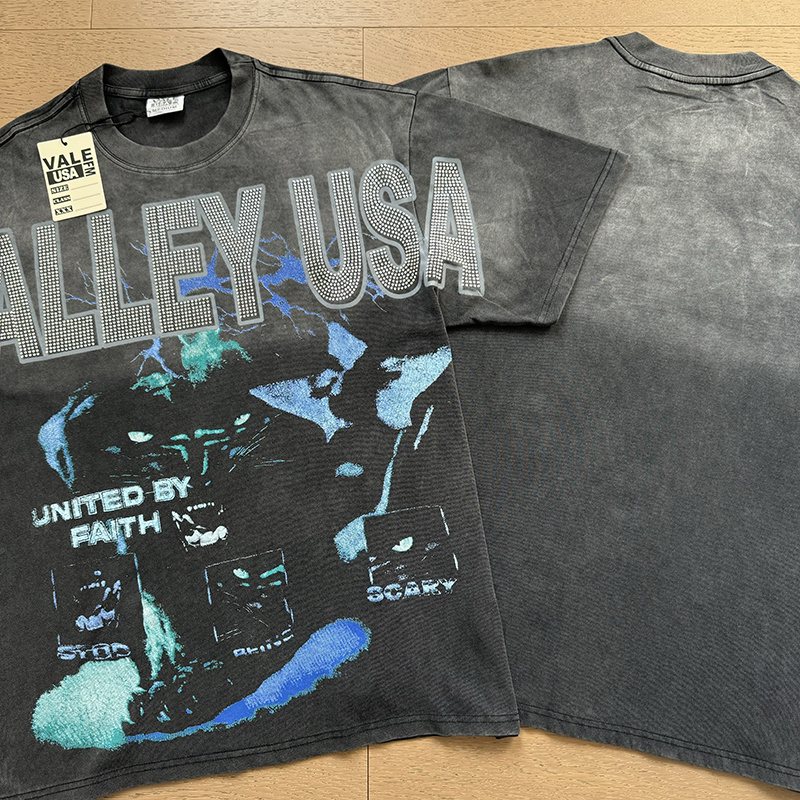 VALE USA United by Faith Rhinestone Graphic T-Shirt ¡ª context