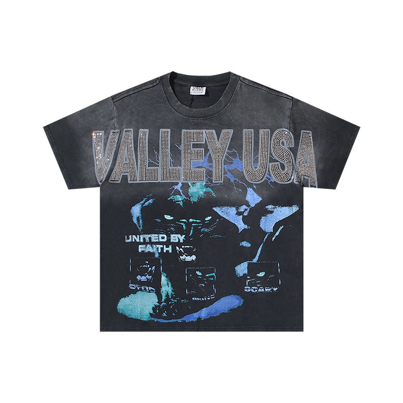 VALE USA United by Faith Rhinestone Graphic T-Shirt ¡ª hero