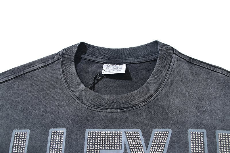 VALE USA United by Faith Rhinestone Graphic T-Shirt ¡ª detail