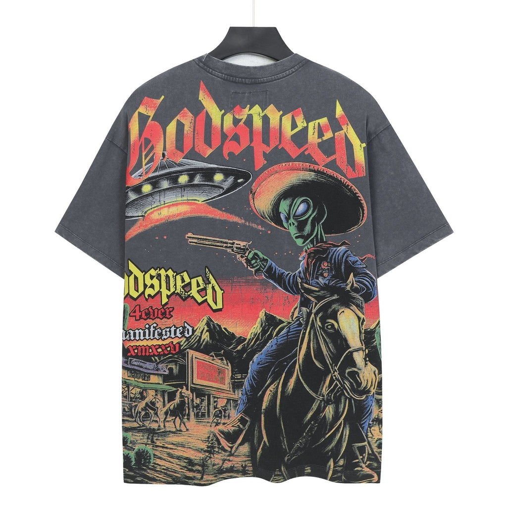 Godspeed Alien Cowboy Graphic T-Shirt ¡ª back