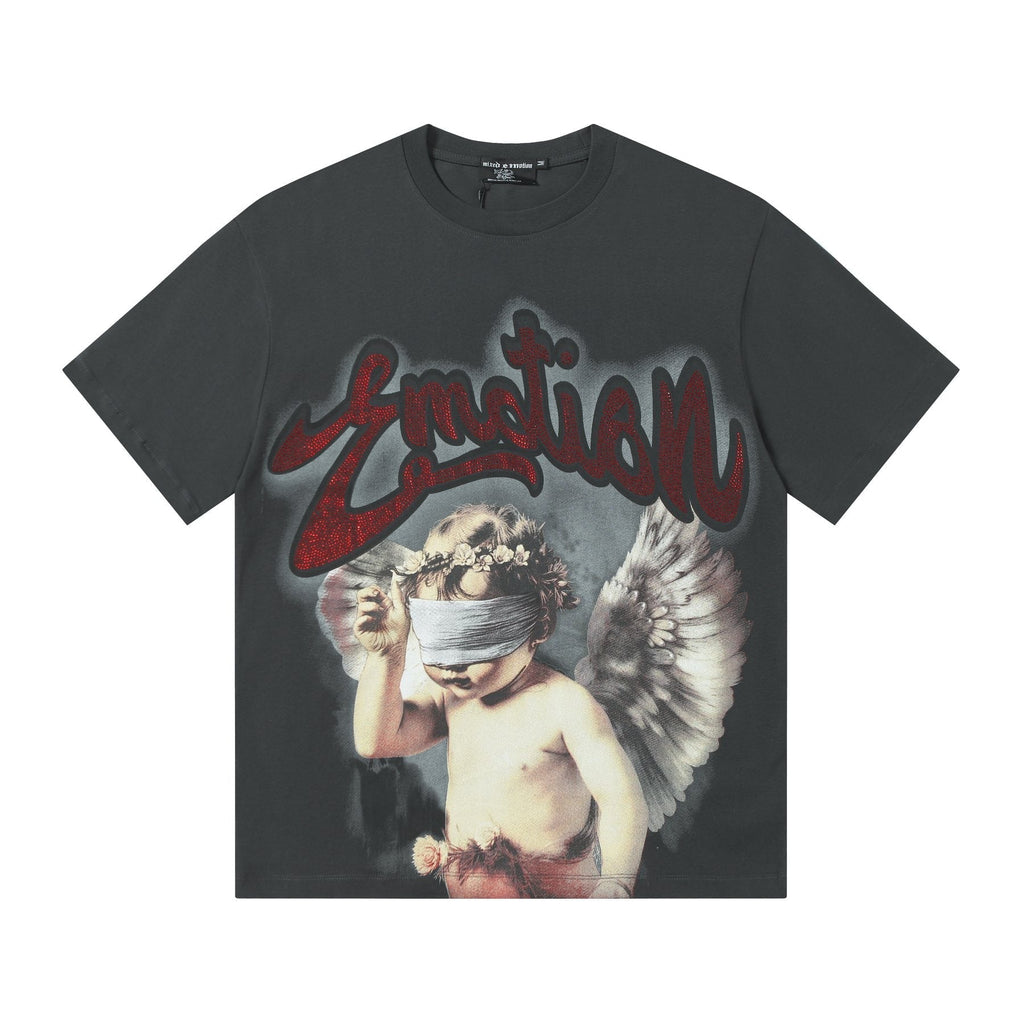 MIXED EMOTION Angel Graphic Short-Sleeve T-Shirt ¡ª front