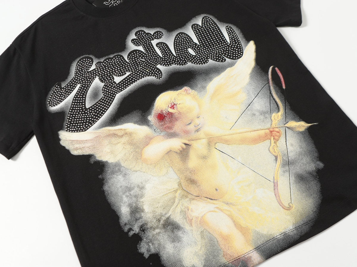 MIXED EMOTION Cherub Graphic T-Shirt ¡ª detail