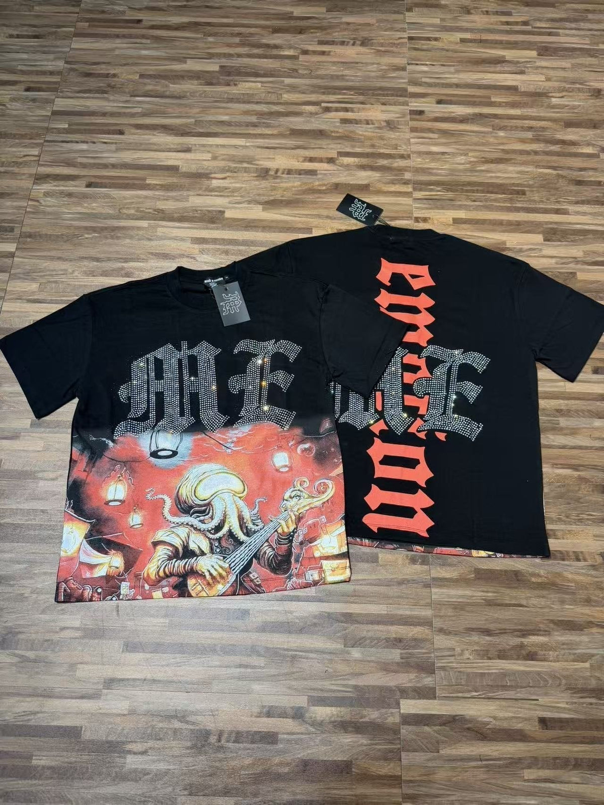 MIXED EMOTION Octopus Graphic Short-Sleeve T-Shirt ¡ª context