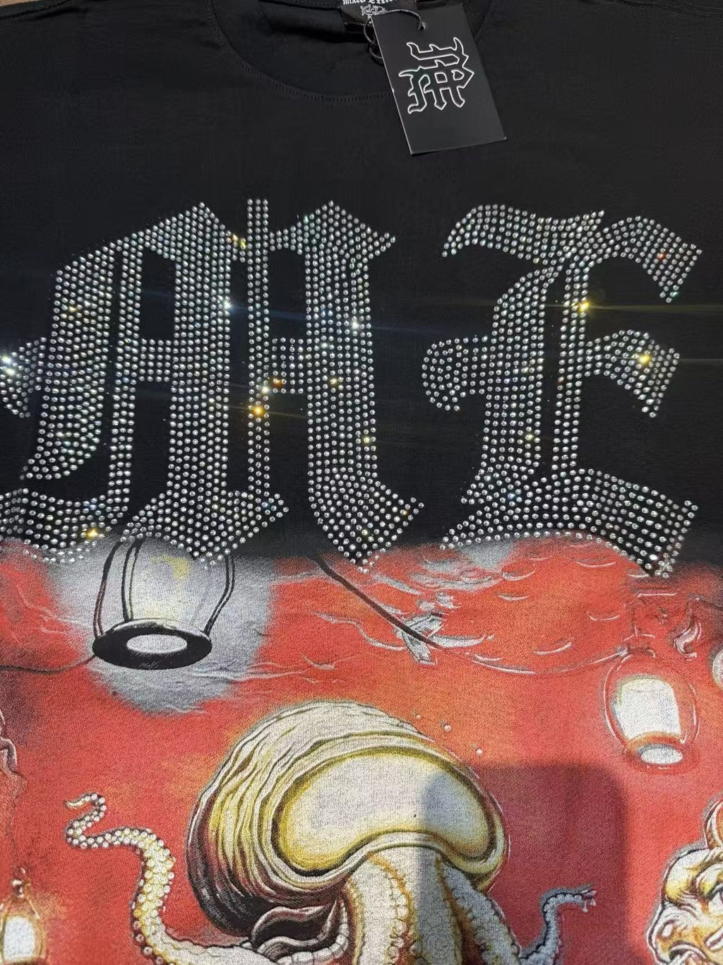 MIXED EMOTION Octopus Graphic Short-Sleeve T-Shirt ¡ª detail