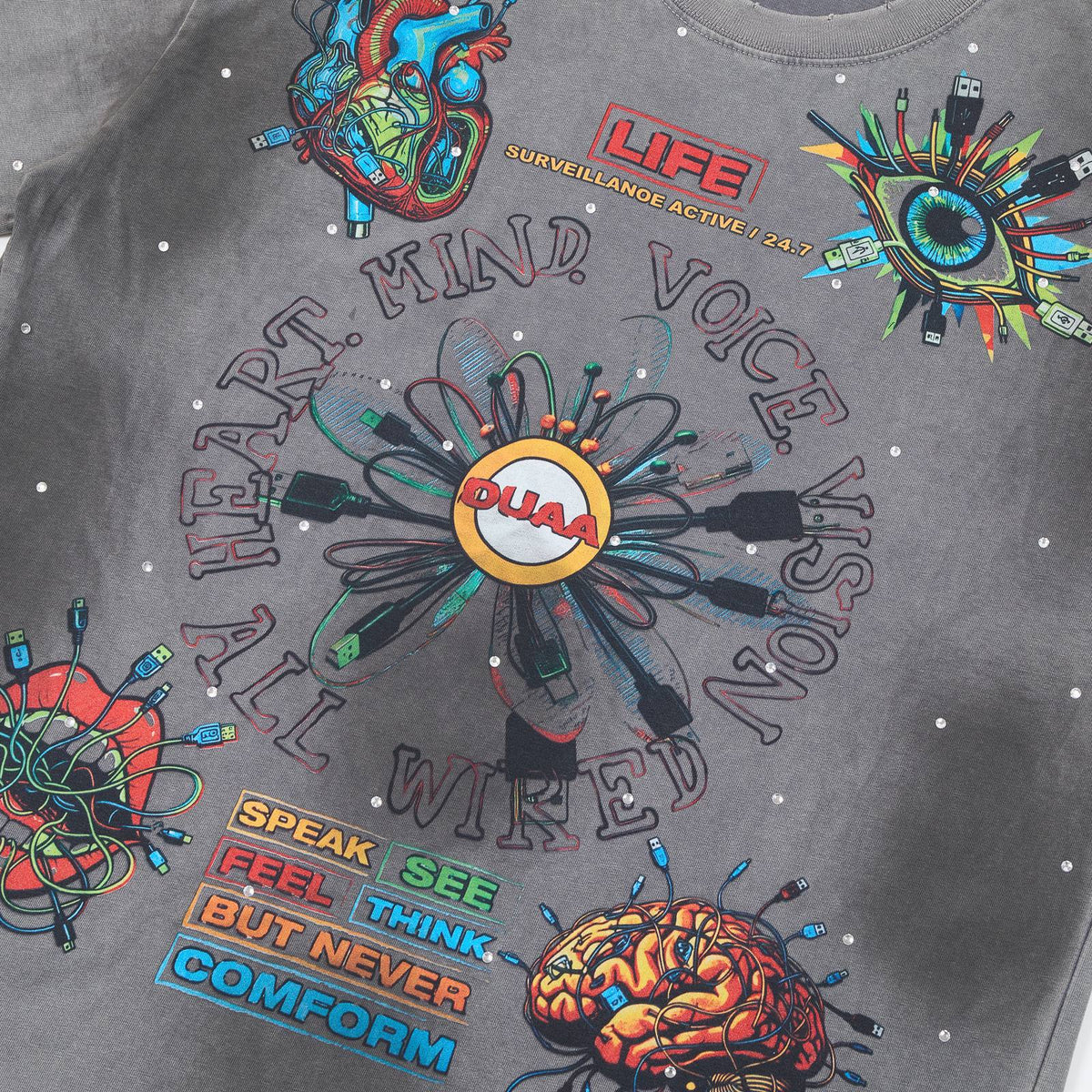 Rough Play New Age Graphic T-Shirt ¡ª detail