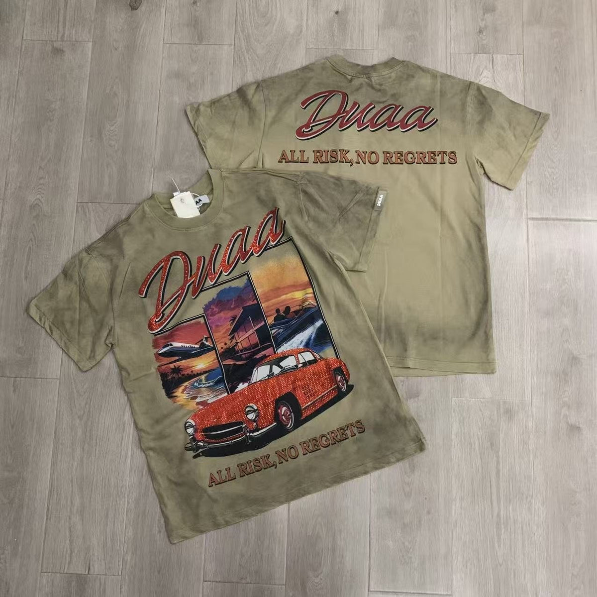 Rough Play All Risk Car Graphic Short-Sleeve T-Shirt ¡ª context