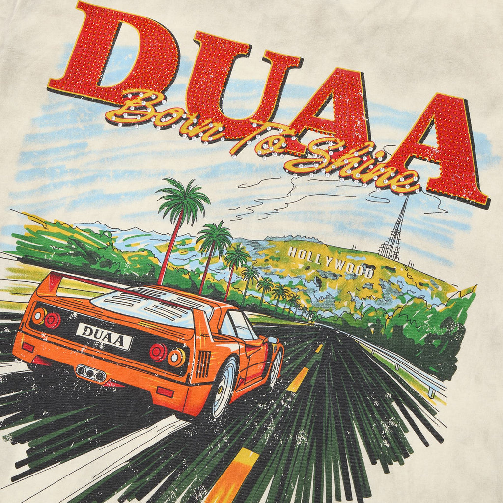 Rough Play DUAA Car Graphic Short-Sleeve T-Shirt ¡ª detail