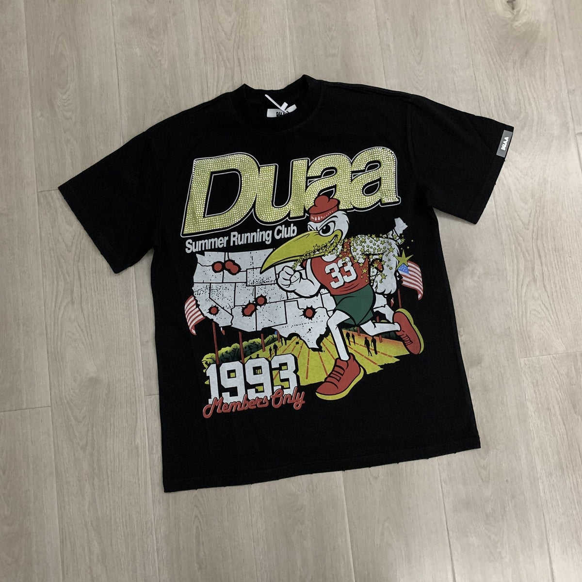 Rough Play DUAA Global Run Club Graphic T-Shirt ¡ª front