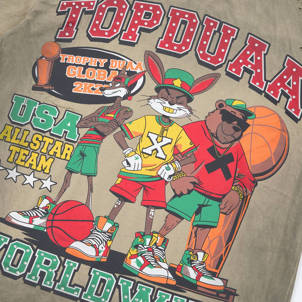 Rough Play DUAA All Star Graphic T-Shirt ¡ª front