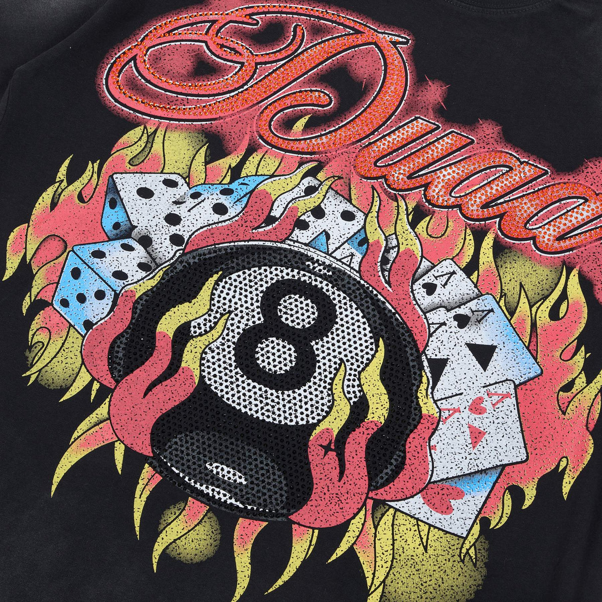 Rough Play DUAA Risk Graphic T-Shirt ¡ª detail