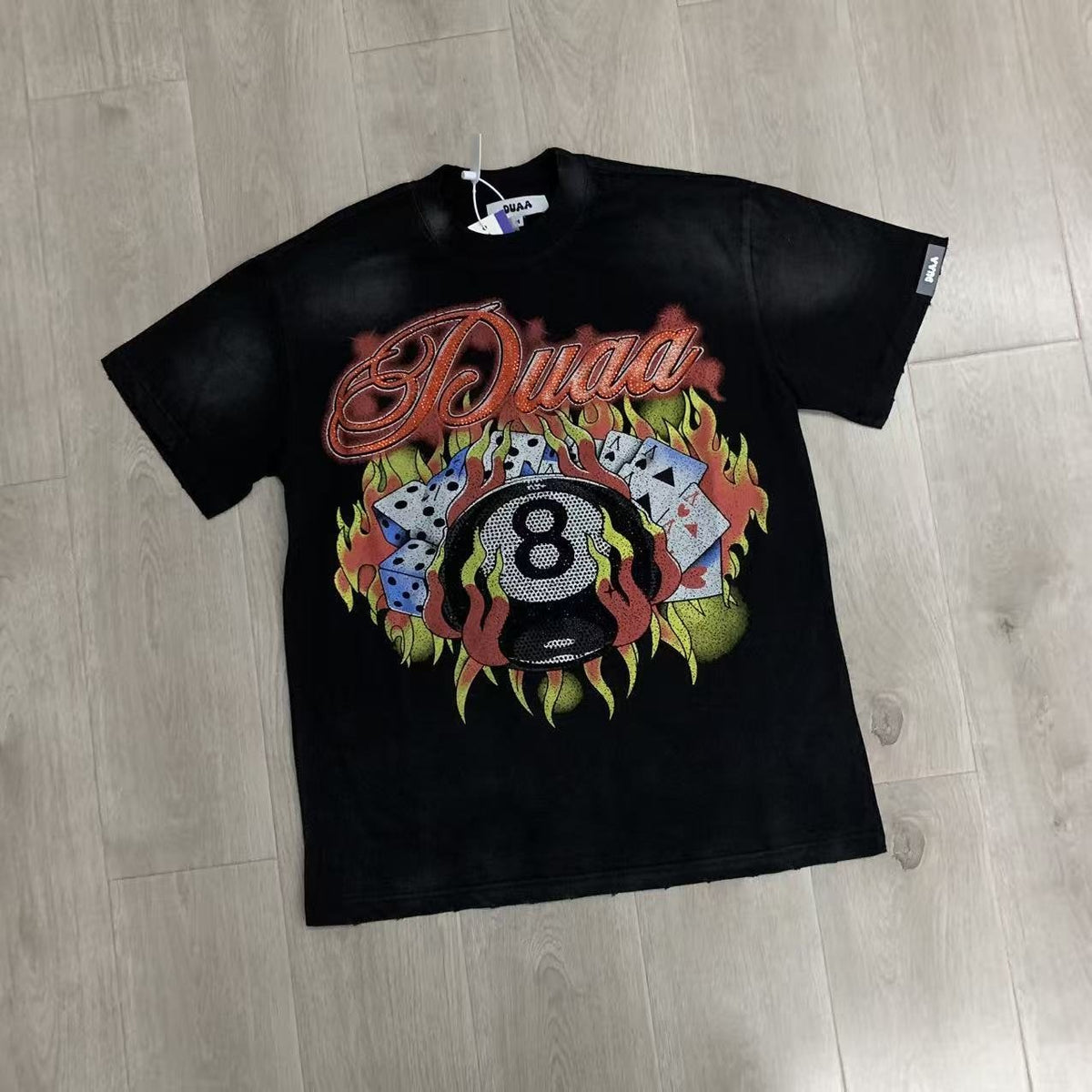 Rough Play DUAA Risk Graphic T-Shirt ¡ª front