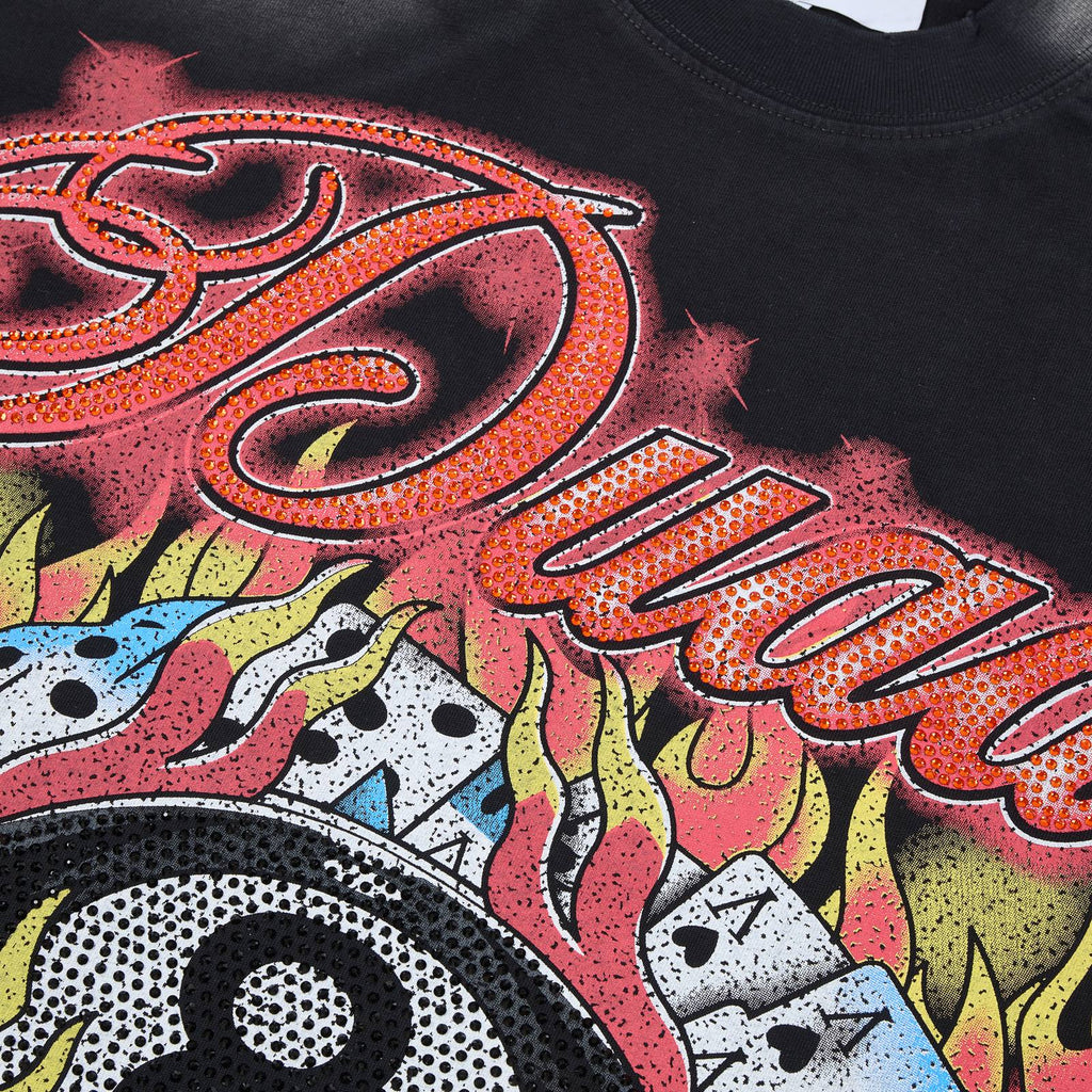 Rough Play DUAA Risk Graphic T-Shirt ¡ª detail