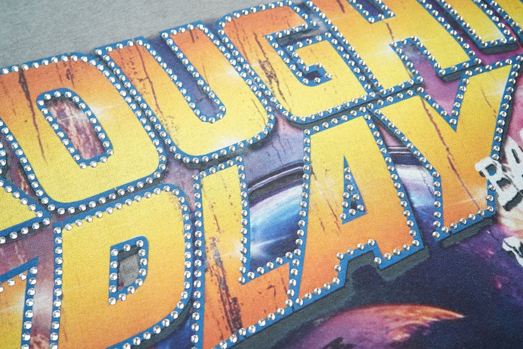 Rough Play Back 2 The Future Skull Graphic T-Shirt ¡ª detail