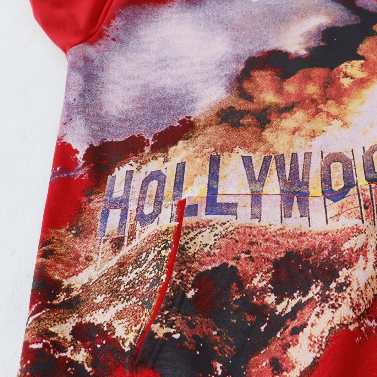 Godspeed Hollywood Hills Fire Graphic Hoodie ¡ª detail