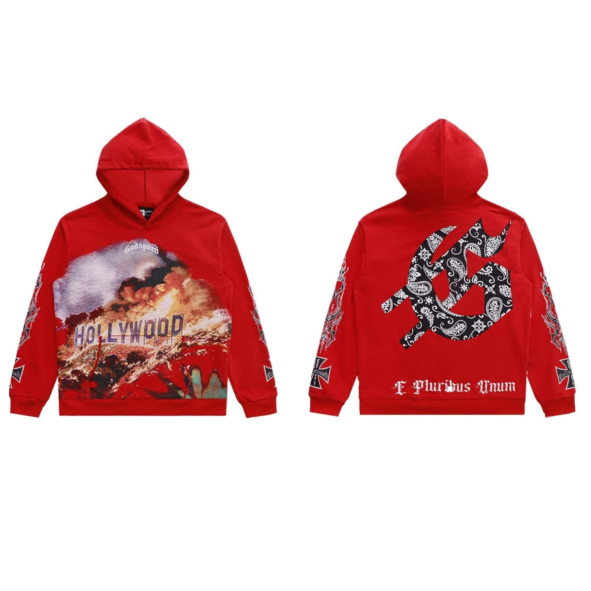 Godspeed Hollywood Hills Fire Graphic Hoodie ¡ª hero