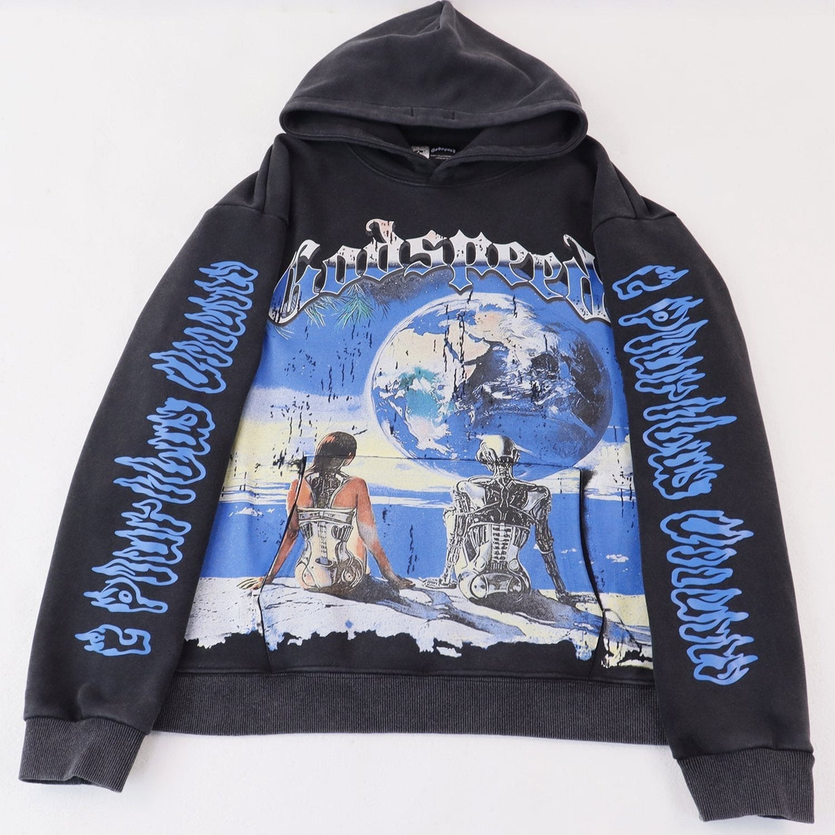 Godspeed Earth Tech Graphic Hoodie ¡ª front