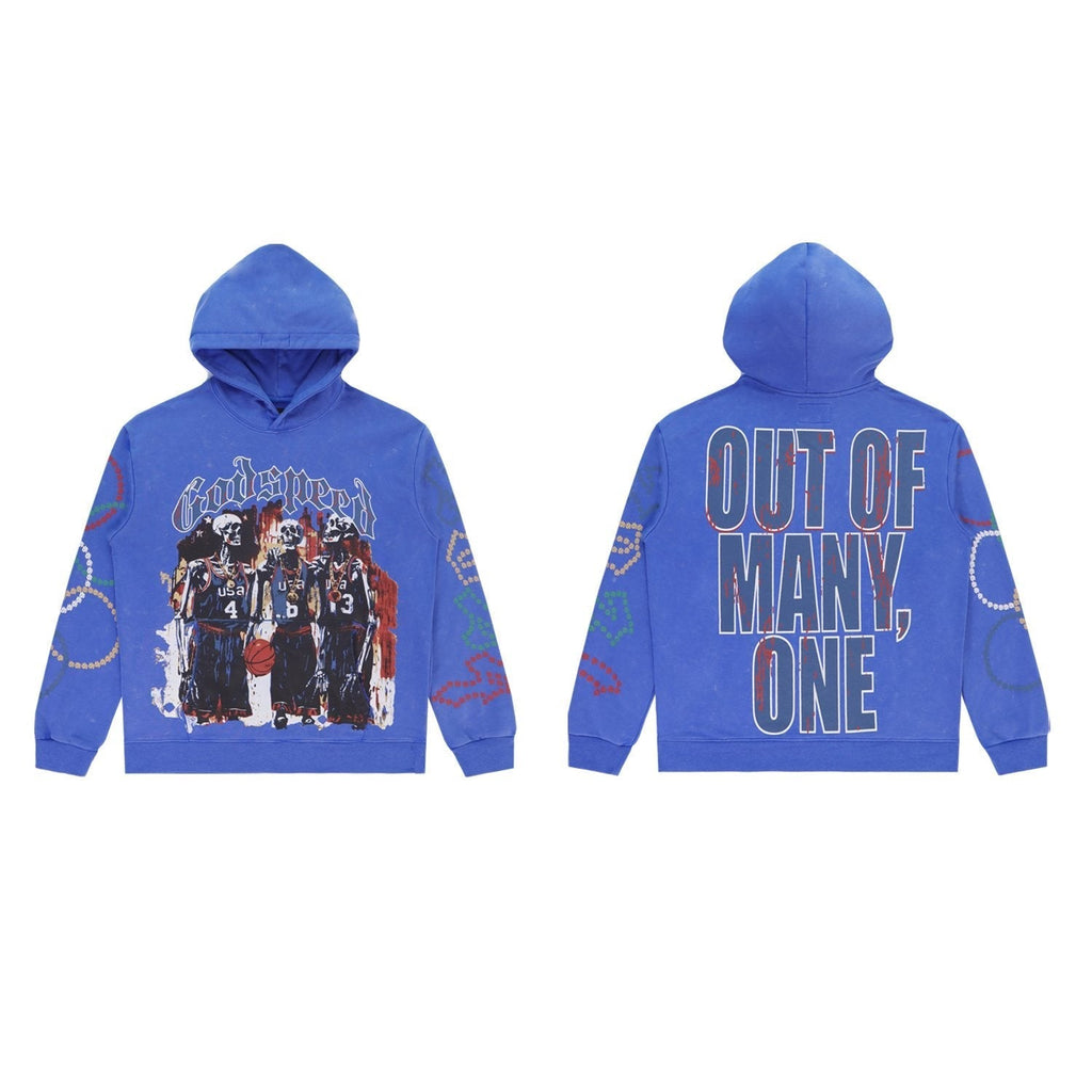 Godspeed Out of Many One Graphic Hoodie ¡ª comparison