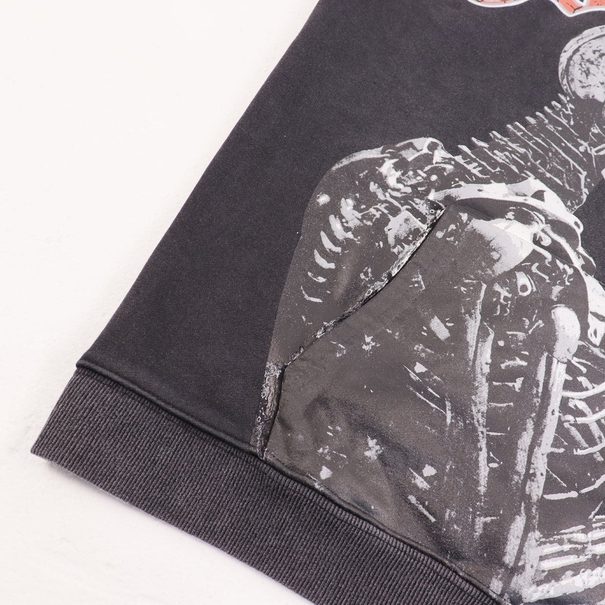 Godspeed Guitar Skeleton Graphic Hoodie ¡ª detail