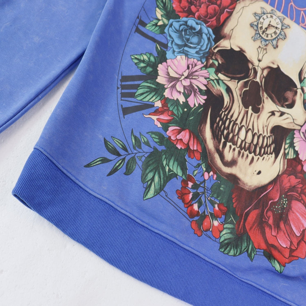 Godspeed Skull Rose Graphic Hoodie ¡ª detail