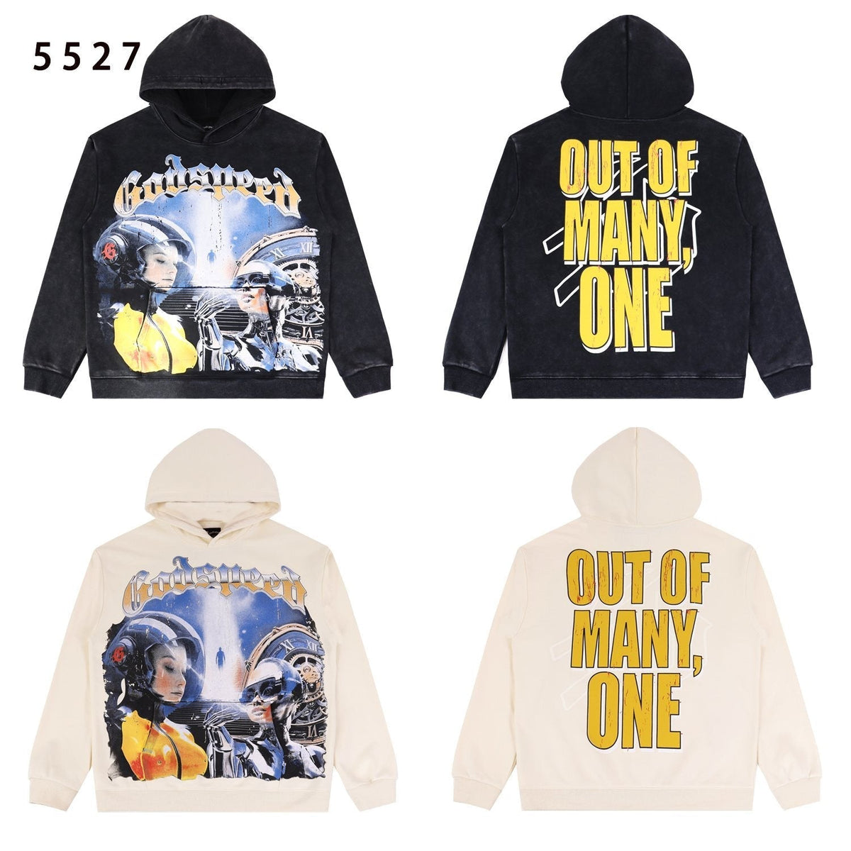 Godspeed Out of Many One Graphic Hoodie ¡ª comparison