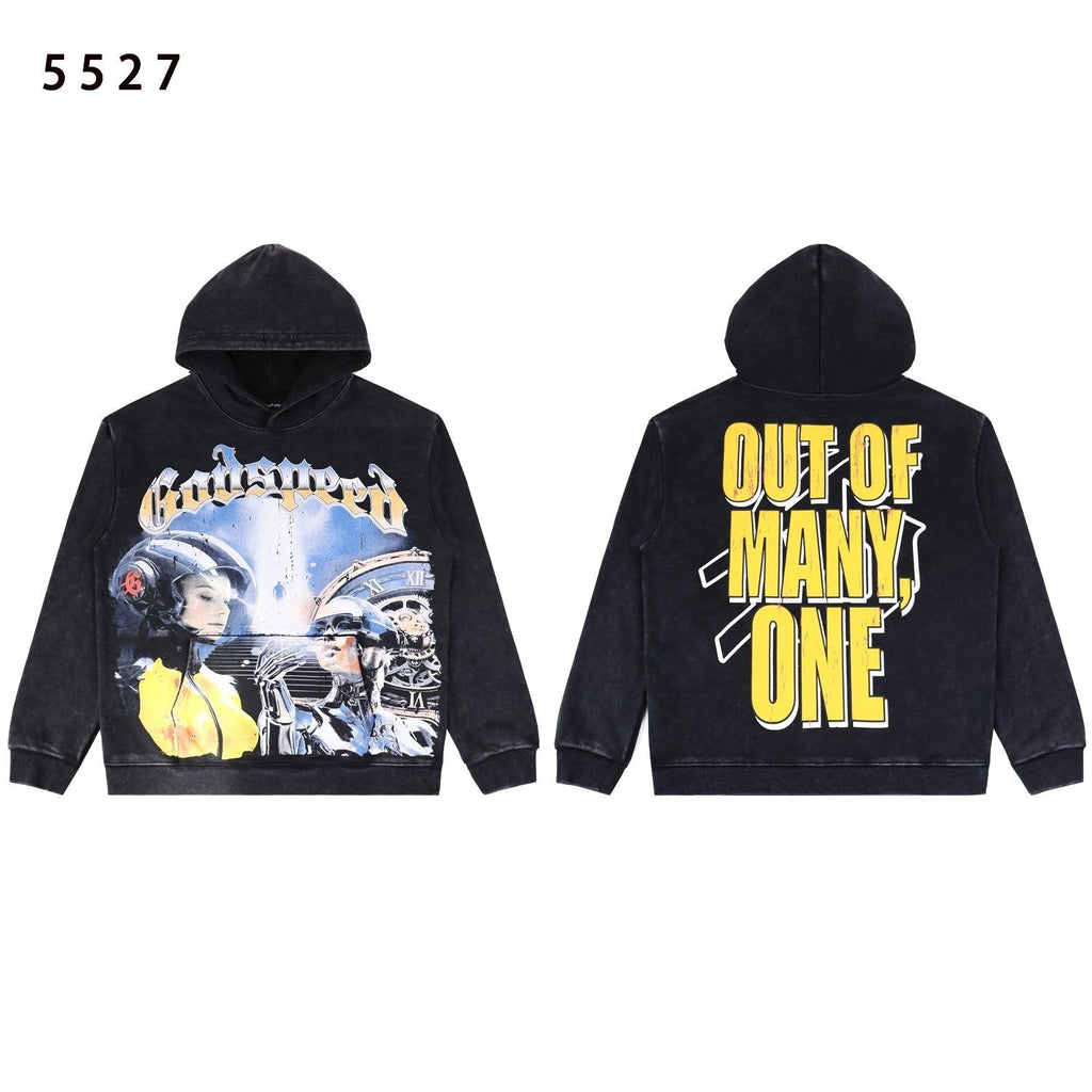 Godspeed Out of Many One Graphic Hoodie ¡ª hero